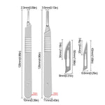 JunBei 11個セット フルーツ彫刻ナイフセット 携帯電話修理分解補助刃ナイフハンドル、No.23、No.11