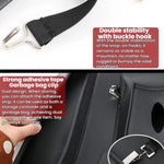 1109 Car Seat Back Leather Storage Organizer Vehicle-Mounted Hanging Trash Bag