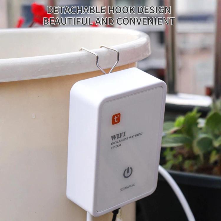 Tuya対応WiFiスマート自動点滴灌漑システム 二重ポンプ対応 最大16鉢対応 調整可能な点滴矢印バージョン、調整可能な点滴ヘッドバージョン、点滴矢印バージョン
