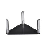 2pcs /Set Easy-Assembly Triangular Acrylic Ball Rack, Transparent 1pc, Transparent 2pcs /Set, Black 1pc, Black 2pcs /Set