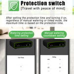 WD-01BDE WiFiスマートデュアルポンプ自動給水装置 アプリリモートコントロール灌漑システム、WD-01BDE