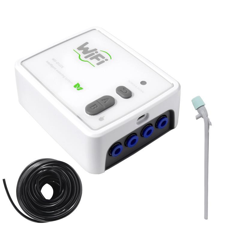 WIFIスマートデュアルポンプ自動給水システム 携帯電話リモートコントロール給水装置、調節可能なドリップアローUSB、調節可能なドリップアローUSプラグ、調節可能なドリップアローUKプラグ、透明ドリップアローUSB、透明ドリップアローUSプラグ