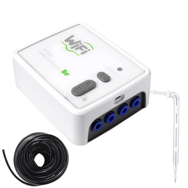 WIFIスマートデュアルポンプ自動給水システム 携帯電話リモートコントロール給水装置、調節可能なドリップアローUSB、調節可能なドリップアローUSプラグ、調節可能なドリップアローUKプラグ、透明ドリップアローUSB、透明ドリップアローUSプラグ