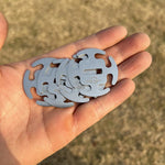 COOL CAMP 4個入り ステンレス製ロープクリップ 2-4mmキャンプロープ用ノット不要ファスナー