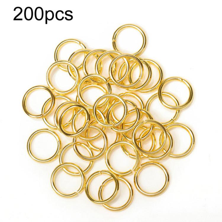 200個手作りジュエリージャンプリングDIYアクセサリー、0.5 x 3mm、0.5 x 4mm、0.7 x 5mm、0.9 x 6mm、1.0 x 7mm、1.0 x 8mm、1.2 x 9mm、1.2 x 10mm、1.2 x 12mm