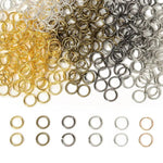 200個手作りジュエリージャンプリングDIYアクセサリー、0.5 x 3mm、0.5 x 4mm、0.7 x 5mm、0.9 x 6mm、1.0 x 7mm、1.0 x 8mm、1.2 x 9mm、1.2 x 10mm、1.2 x 12mm