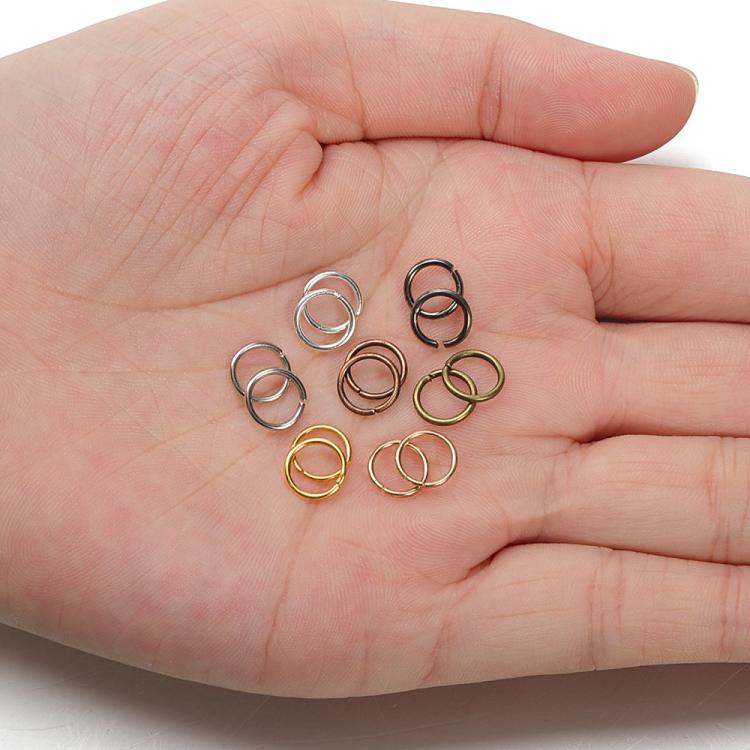 200個手作りジュエリージャンプリングDIYアクセサリー、0.5 x 3mm、0.5 x 4mm、0.7 x 5mm、0.9 x 6mm、1.0 x 7mm、1.0 x 8mm、1.2 x 9mm、1.2 x 10mm、1.2 x 12mm