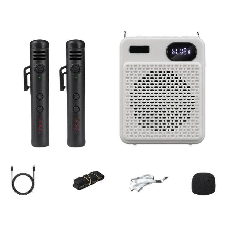 DIYO-1125 多機能屋外大音量マイク バッテリー表示付き 教師用教室音声増幅器、ワイヤレスシングルマイク白、ワイヤレスシングルマイク黒、ワイヤレスシングルヘッドウェア白、ワイヤレスシングルヘッドウェア黒、ワイヤレスデュアルマイク白...