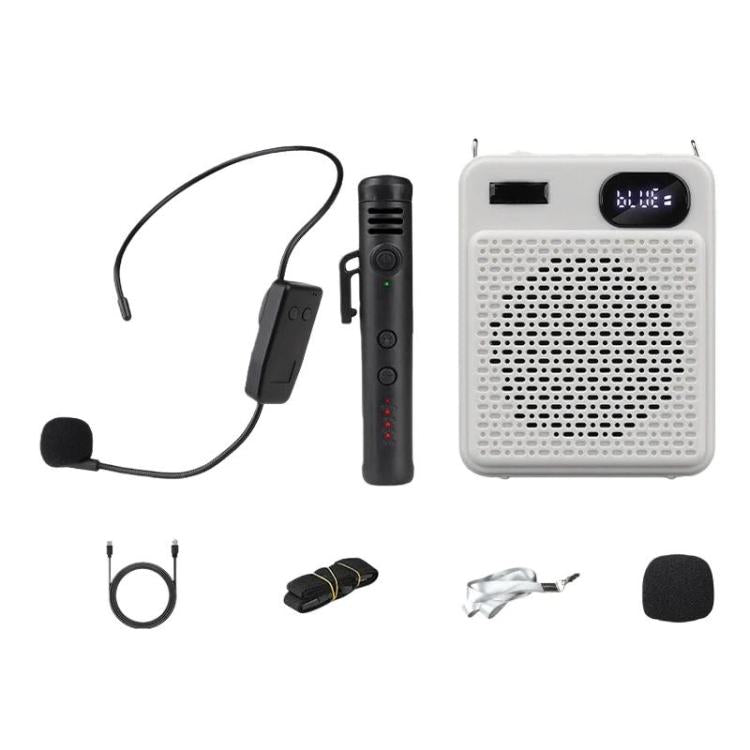 DIYO-1125 多機能屋外大音量マイク バッテリー表示付き 教師用教室音声増幅器、ワイヤレスシングルマイク白、ワイヤレスシングルマイク黒、ワイヤレスシングルヘッドウェア白、ワイヤレスシングルヘッドウェア黒、ワイヤレスデュアルマイク白...
