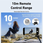 TELESIN 磁気スマホマウント補助撮影ハンドル リモコンアシスタント、ホワイトカメラグリップ＋シルバー補助光、ホワイトカメラグリップ＋三脚＋シルバー補助光、ホワイトカメラグリップ＋ホワイト補助光、ホワイトカメラグリップ＋三脚＋ホワイト補助光