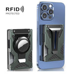 AirTag 第2世代 / AirTag 第1世代用 磁気カードホルダー RFIDブロッキング財布