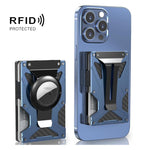 AirTag 第2世代 / AirTag 第1世代用 磁気カードホルダー RFIDブロッキング財布