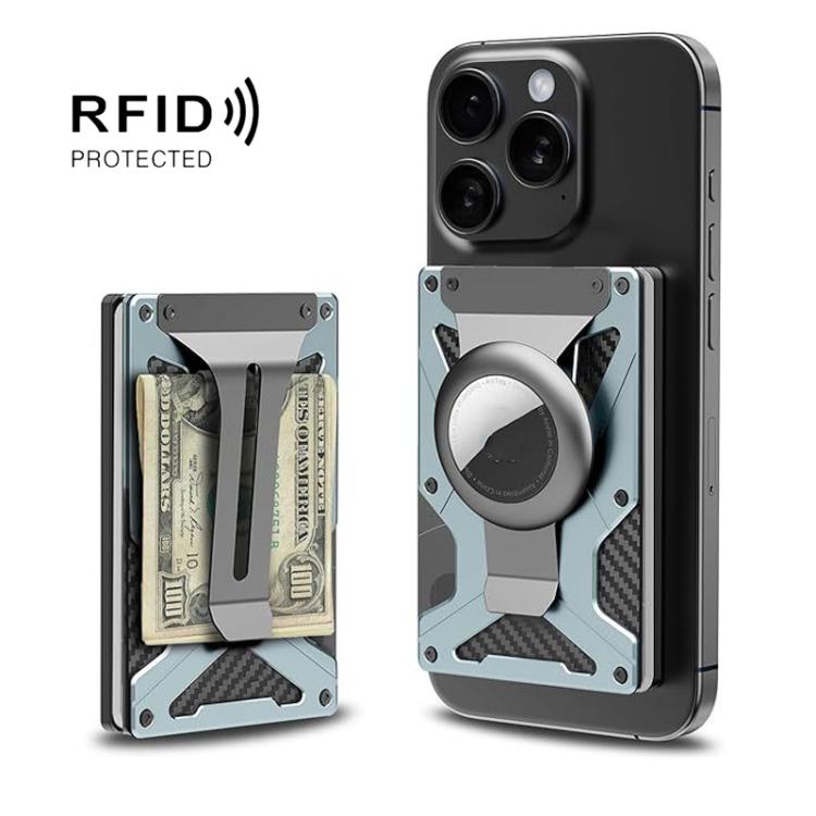 AirTag 第2世代 / AirTag 第1世代用 磁気カードホルダー RFIDブロッキング財布