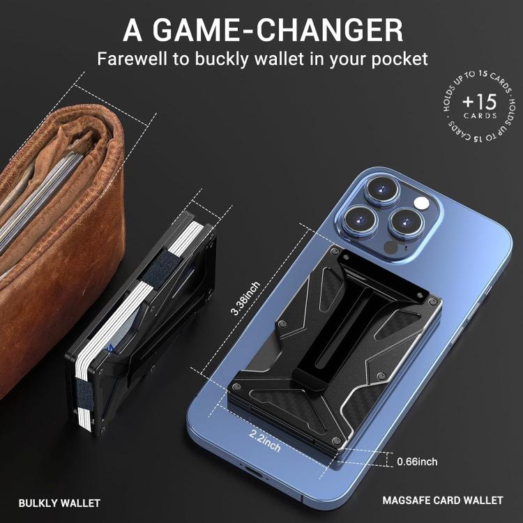 AirTag 第2世代 / AirTag 第1世代用 磁気カードホルダー RFIDブロッキング財布