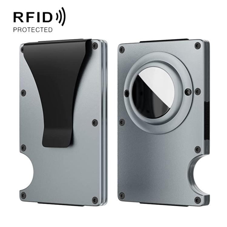 AirTag 第2世代 / AirTag 第1世代用 金属カードホルダー RFIDブロッキング財布