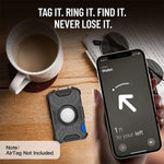 AirTag 第2世代 / AirTag 第1世代用 RFIDブロッキング アルミニウムメタルウォレットカードホルダー