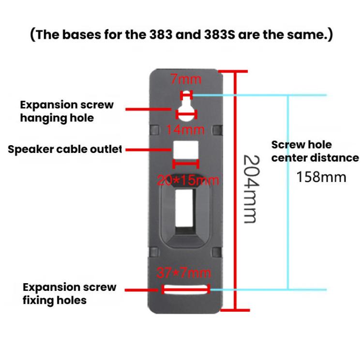 角度調整可能な壁掛けスピーカースタンド サラウンドサウンドモニタースピーカーブラケット, LKT-383, LKT-383S
