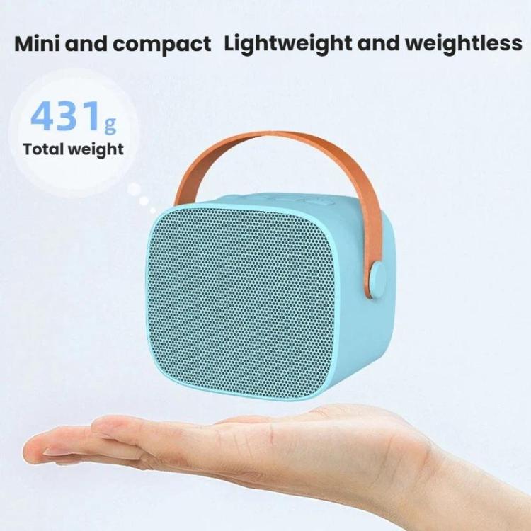 取り外し可能マイク付きポータブルBluetoothスピーカー 子供・家族用カラオケセット スカイブルー二重マイク、ピンク二重マイク、ホワイト二重マイク、スカイブルー単一マイク、ピンク単一マイク、ホワイト単一マイク