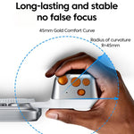 Magnetic Mount Camera Assistant Wireless Bluetooth Remote Zoom Photo Handheld Stabilizer, White Without Light