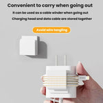 2個セット 充電器ホルダー 携帯電話充電ケーブルクリップ プラグフックオーガナイザー