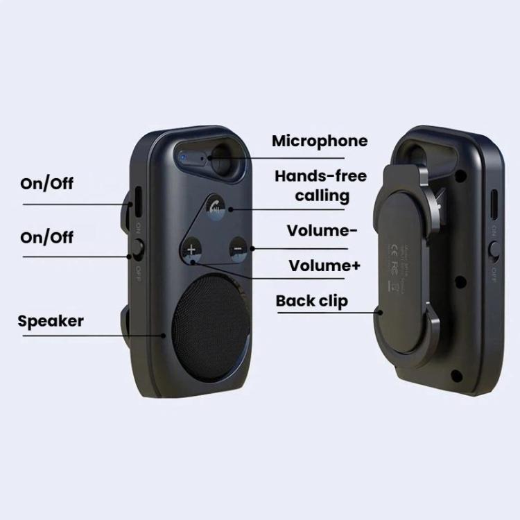 SP18 ウェアラブル Bluetoothスピーカー ポータブル防水アウトドアオーディオスピーカー、SP18