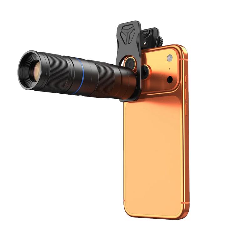 APEXEL TeleZoom 5–10X ズーム望遠レンズキット スマートフォン用 オールインワンユニバーサルクリップ付き、APL-T5-10X