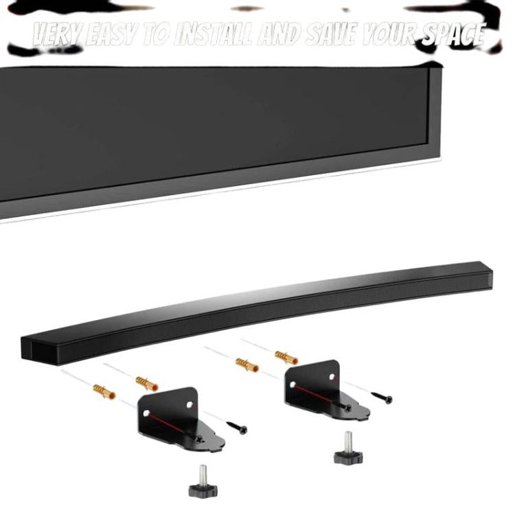 JJ-8007-B-0 2個セット Samsung曲面サウンドバー壁掛けスピーカーブラケット用、Samsung曲面サウンドバー用