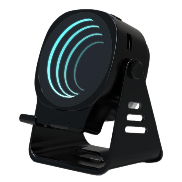 ワイヤレス誘導スピーカー 電話スタンド付き 多機能デスクトップ Bluetooth スピーカー ナイトライト