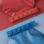 4個セット ブロック食品シールクリップ キッチン用フレッシュクリップ スナック用プラスチックバッグクリップ、シールクリップ