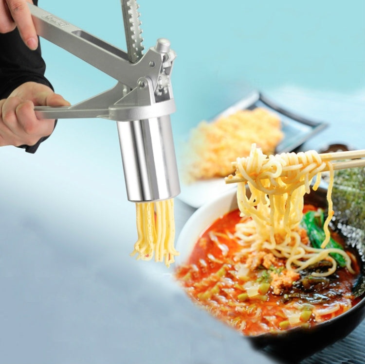家庭用ステンレス製パスタマシン小型手動パスタマシン多機能ヌードルマシン、ヌードルマシン＋7個型