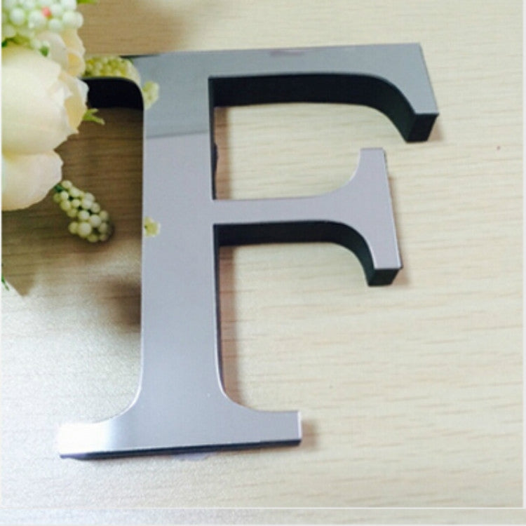 2個入り ホームデコ クリエイティブ パーソナリティ 英文字 アクリルミラー 3D DIY 壁ステッカー