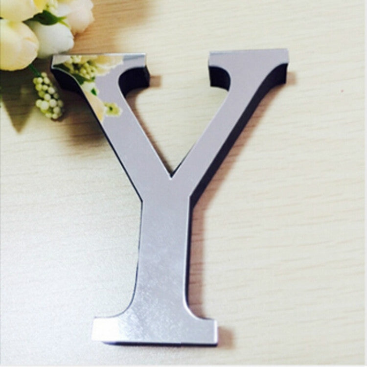 2個入り ホームデコ クリエイティブ パーソナリティ 英文字 アクリルミラー 3D DIY 壁ステッカー