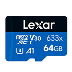 Lexar 633x 64GB高速ドライブレコーダー専用携帯電話用メモリーカード DVR TFカード、64GB