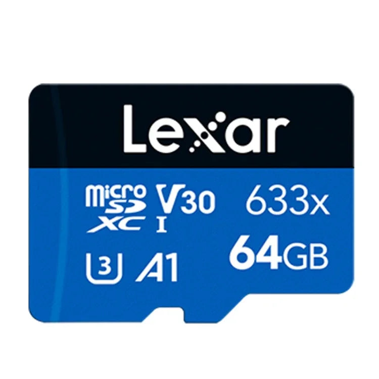 Lexar 633x 64GB高速ドライブレコーダー専用携帯電話用メモリーカード DVR TFカード、64GB