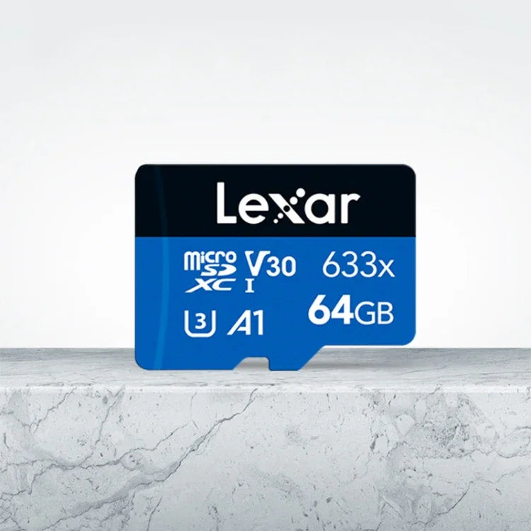 Lexar 633x 64GB高速ドライブレコーダー専用携帯電話用メモリーカード DVR TFカード、64GB