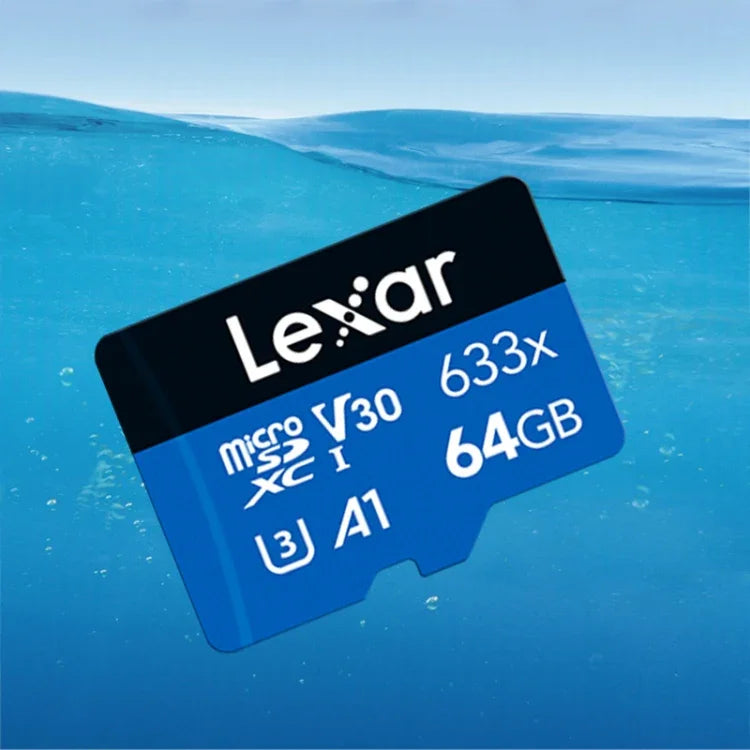Lexar 633x 64GB高速ドライブレコーダー専用携帯電話用メモリーカード DVR TFカード、64GB