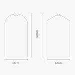 100枚入り使い捨て透明衣類防塵カバー、55x80cm PP 4本ワイヤー、60x90cm PP 4本ワイヤー、60x100cm PP 4本ワイヤー、55x80cm 厚手PE 6本ワイヤー、60x90cm 厚手PE 6本ワイヤー、60x100cm 厚手PE 6本ワイヤー、60x110cm PP 4本ワイヤー、60x110cm 厚手PE 6本ワイヤー