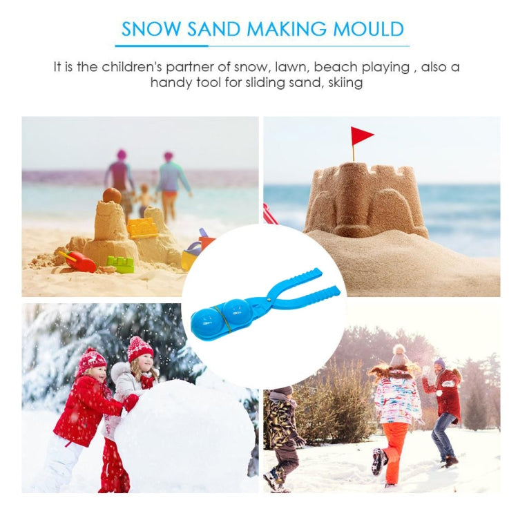 砂型ツール 雪玉メーカー 面白いアウトドアスポーツ ビーチトイ、ランダムカラー、砂型（単一穴）、砂型（2穴）、砂型（ボール）、砂型（2ボール）、砂型（アヒル）、砂型（フットボール）