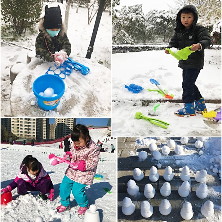砂型ツール 雪玉メーカー 面白いアウトドアスポーツ ビーチトイ、ランダムカラー、砂型（単一穴）、砂型（2穴）、砂型（ボール）、砂型（2ボール）、砂型（アヒル）、砂型（フットボール）