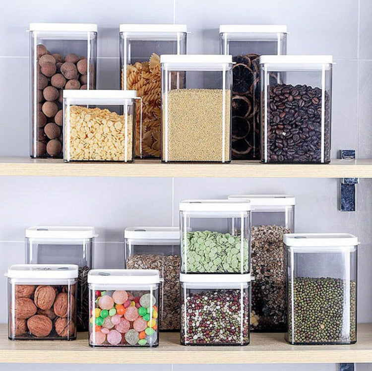 家庭用粗粒透明密封瓶食品グレード保存瓶ドライフルーツスナック保存瓶蓋付き、700ml、1100ml、1500ml