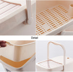 オフィス用プラスチック茶殻バケツ 茶殻廃棄バケツ プッシュ蓋付き携帯用ゴミ箱、7L、10L