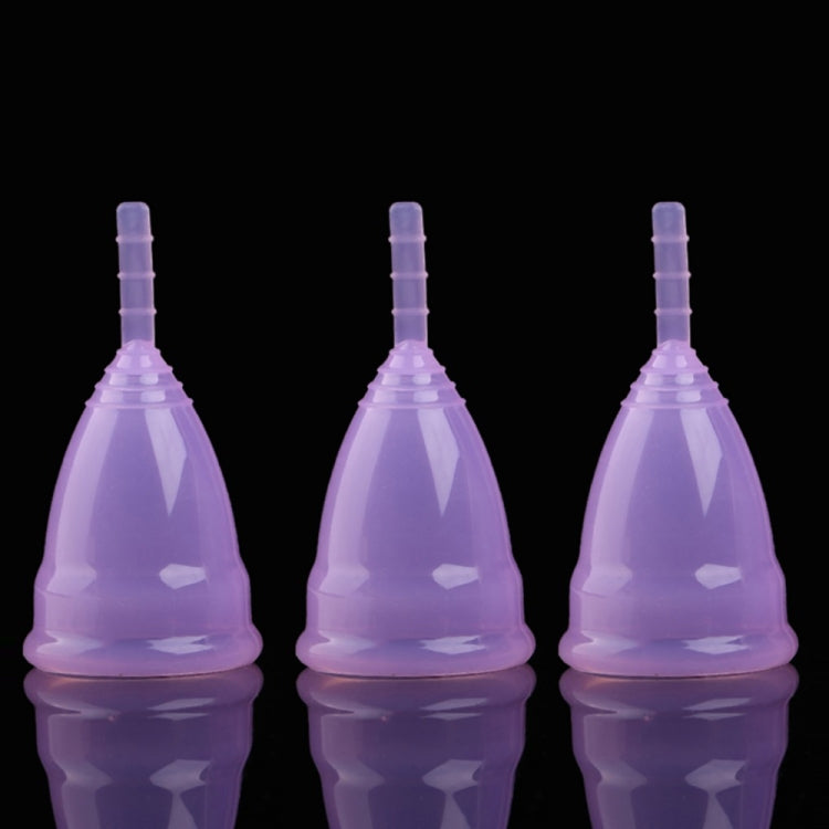 3PCS Reusable Soft Cup Medical Grade Silicone Menstrual Cup, Large, Small