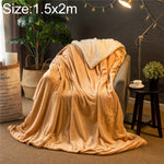 冬用ソファブランケットダブル厚手カシミヤコーラルフリースオフィスナップブランケット、1.5x2m、2x2.3m