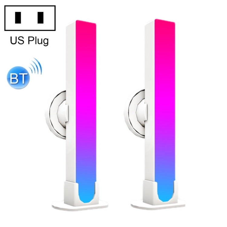 2個入り箱RGBデスクトップ背景音楽リズムピックアップ環境光、Bluetooth、WiFi