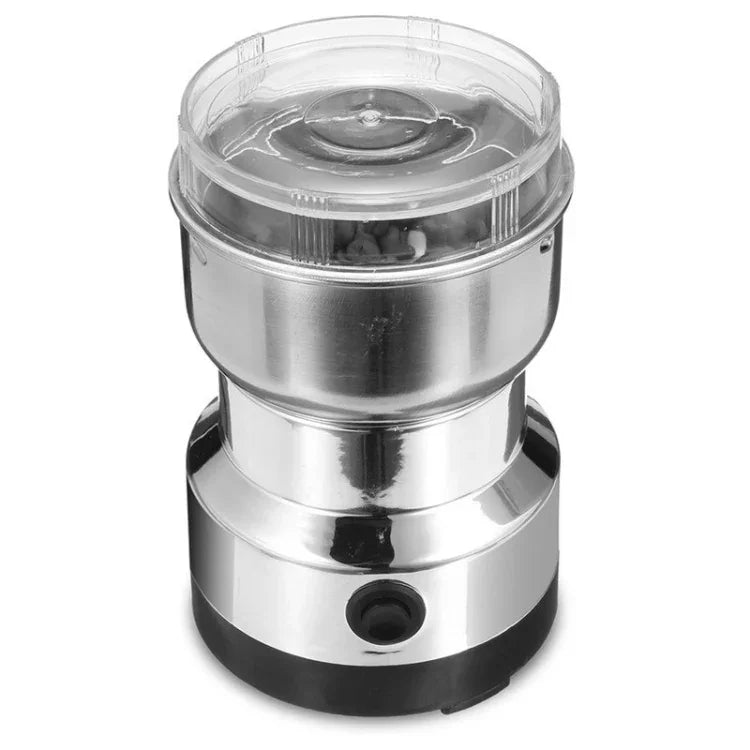 多機能EUプラグコーヒーグラインダー ステンレス電動 ハーブ／スパイス／ナッツ／穀物／コーヒー豆粉砕用、コーヒーグラインダー、EUプラグ