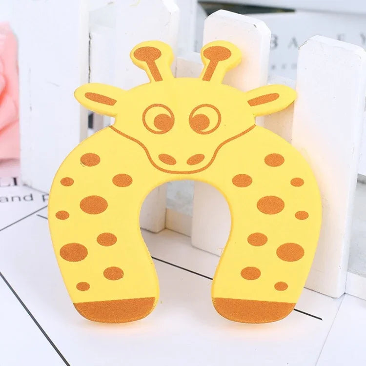 ベビー用ドアストッパー 指安全ガードホルダー ロック 安全ガード 指保護おもちゃ ランダムカラー配送