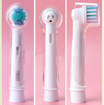 12個電動歯ブラシヘッド保護用透明カバー