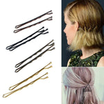 3個入り 女性用ブラックゴールドバレッタ ヘアクリップ ヘッドバンド ヘアアクセサリー