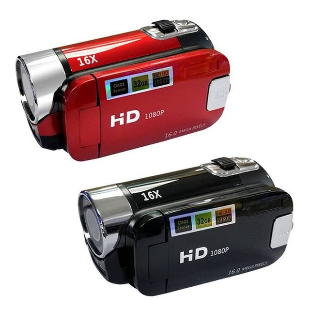 16X デジタルズーム HD 1600万画素 ホームトラベルDVカメラ、USプラグ