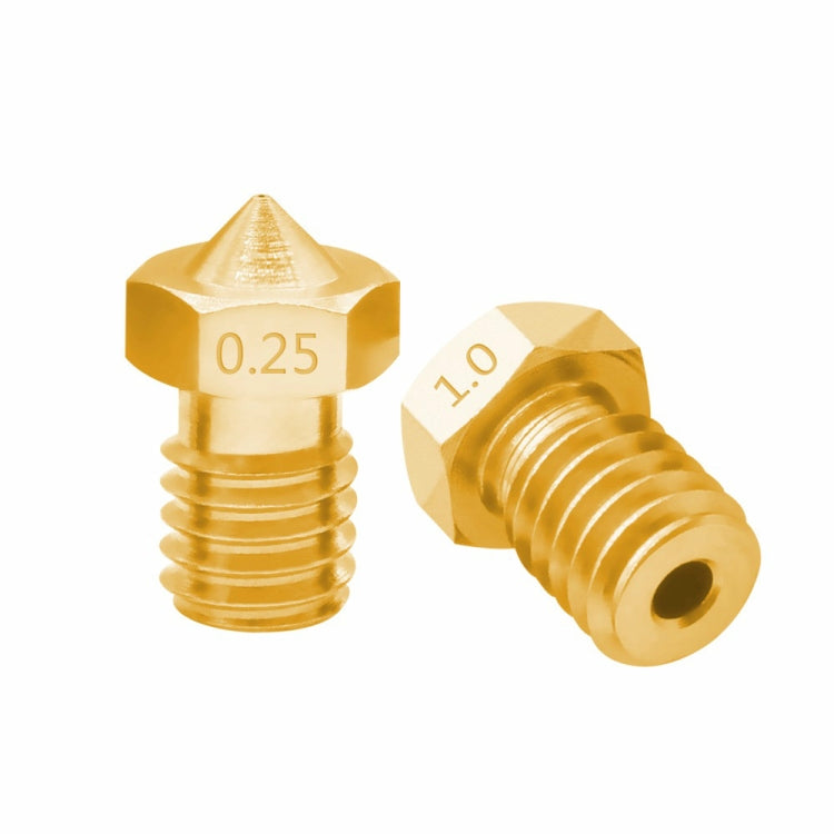 8個セット ブガッティ 3Dプリンターアクセサリー E3D-V5 V6 ノズル M6ねじ 消耗品 ホットノズル、1.75/0.2mm、1.75/0.25mm、1.75/0.3mm、1.75/0.35mm、1.75/0.4mm、1.75/0.5mm、1.75/0.6mm、1.75/0.8mm、1.75/1.0mm、3/0.2mm、3/0.3mm、3/0.4mm、3/0.5mm、3/0.6mm、3/0.8mm